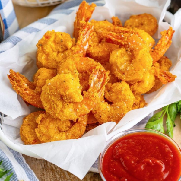 3. 10 Southern fried shrimp